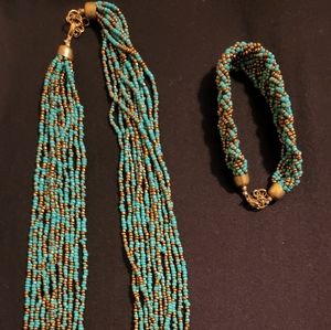 Necklace and bracelet